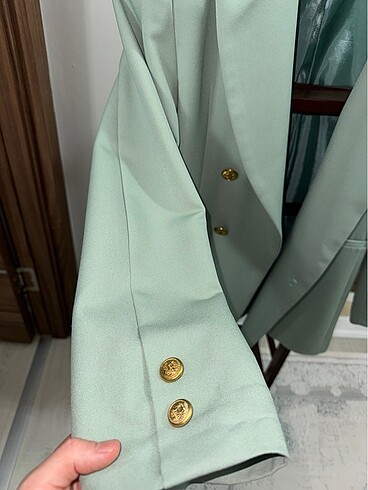 xxl Beden yeşil Renk Blazer ceket