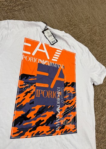 m Beden beyaz Renk Emporio Armani EA7 Orjinal Tshirt