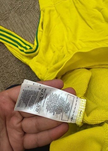 s Beden sarı Renk Adidas Brazillian Sweatshirt Orjinal