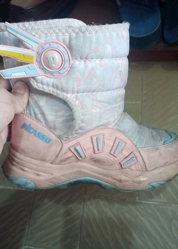 Diğer Kizlar İcin Pembe Baskili Kaucuk Botlar