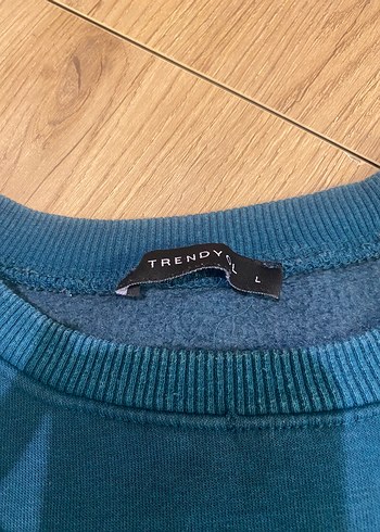 l Beden kahverengi Renk Gri Siyah Renk Bloklu Kadın Sweatshirt