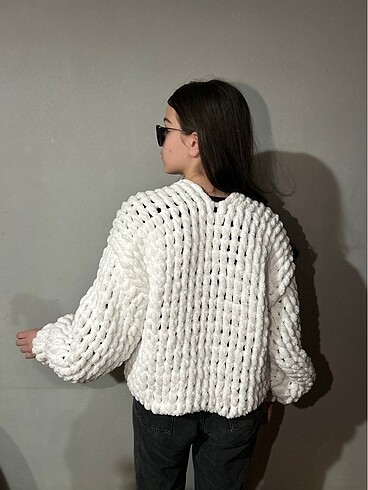 s Beden beyaz Renk KADIN PUFFY HIRKA