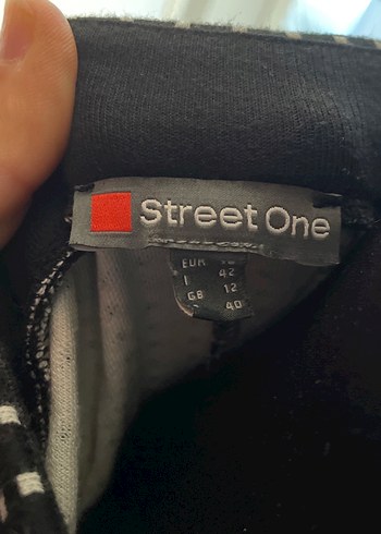 Parçalı Siyah Midi etek - Görsel 6