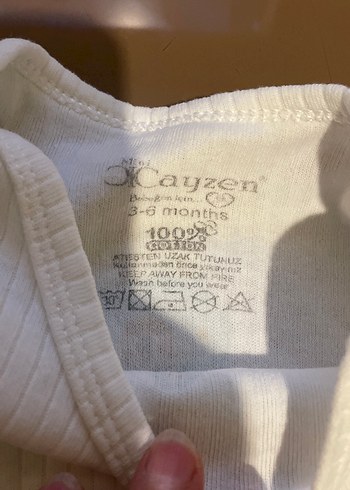 Uzun Kollu Ayıcık Desenli Bebek Body - Görsel 3