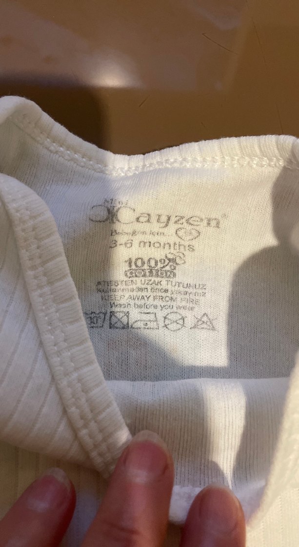 Uzun Kollu Ayıcık Desenli Bebek Body - Görsel 3