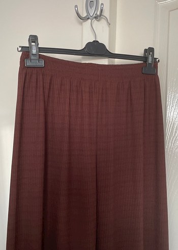 NG Style Bordo Pilili Kadın Uzun Kumaş Pantolon