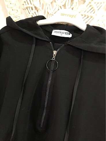 38 Beden siyah Renk Sweatshirt