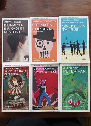 Modern Klasikler Dizisi 6 kitap