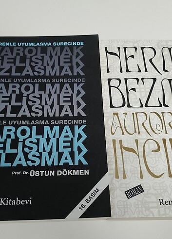 2 adet kişisel gelişim kitabı Üstün Dökmen, Nermin Bezmen