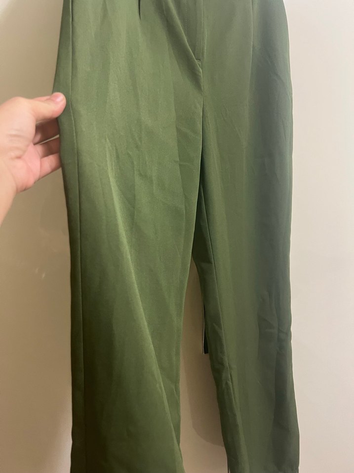 Kadın palazzo Kumaş Pantolon - Görsel 3