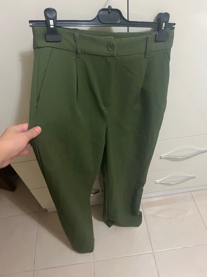 Kadın palazzo Kumaş Pantolon - Görsel 5