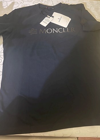 Moncler Siyah Baskılı Erkek Tişört - Görsel 2