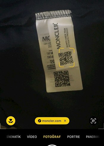 Moncler Siyah Baskılı Erkek Tişört - Görsel 6