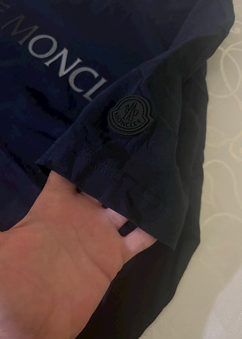 Moncler Siyah Baskılı Erkek Tişört - Görsel 3