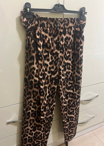 Leopar koton pantolon - Görsel 7