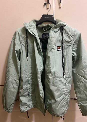 Kadın Yeşil Kapüşonlu Fermuarlı Ceket - Görsel 3