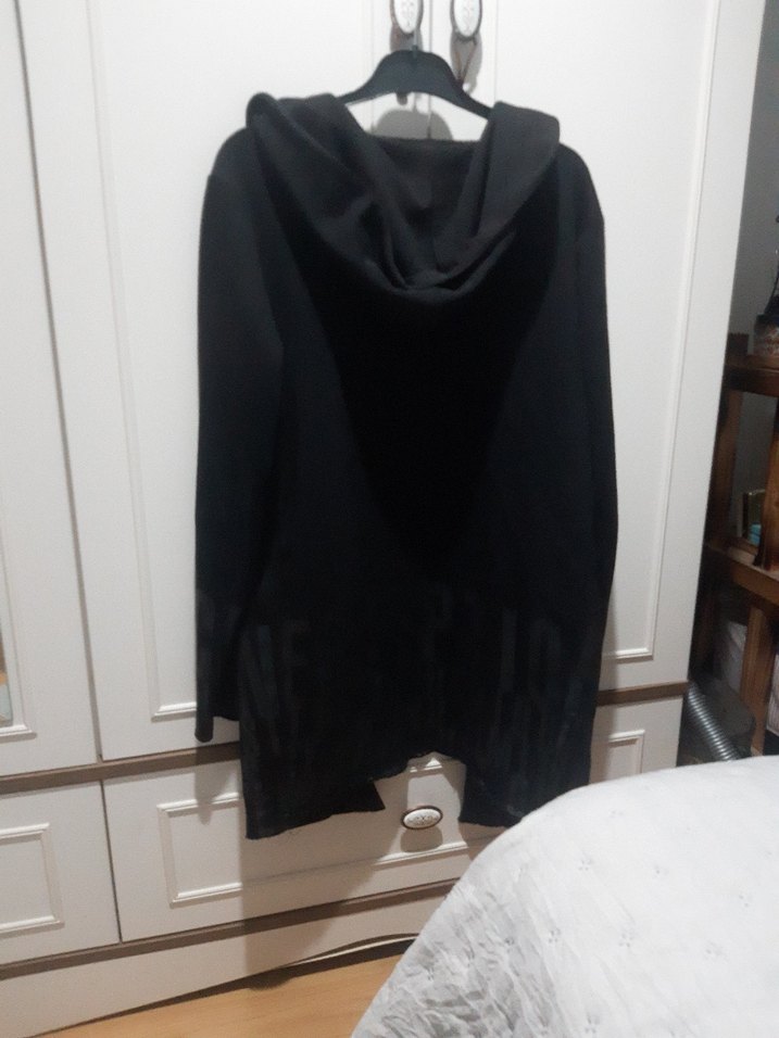 kapşonlu erkek hırka - Görsel 4