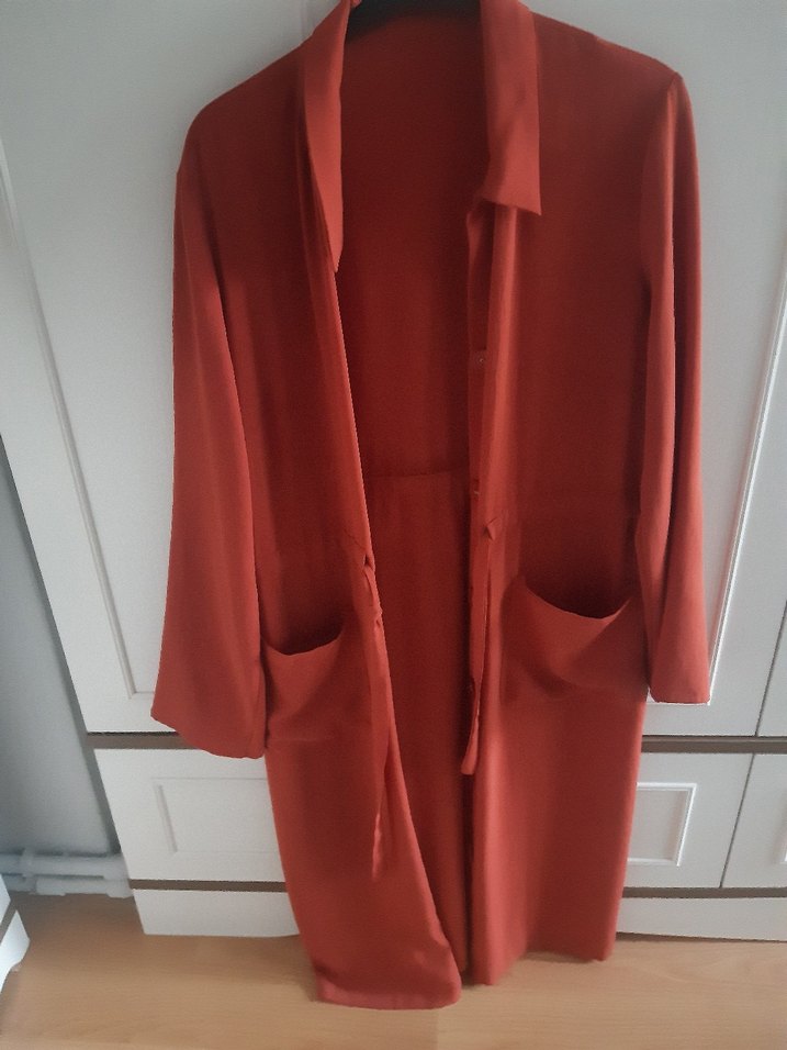 Düğmeli Uzun Kadın tunik - Görsel 3