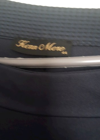 lacivert Kemerli Uzun Kollu Kadın Elbise - Görsel 5