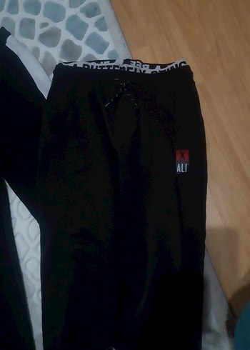 Erkek Siyah Dar Kesim Eşofman Altı - Görsel 3