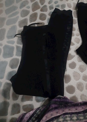 Erkek Siyah Dar Kesim Eşofman Altı - Görsel 7