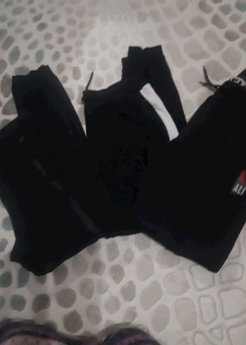 Erkek Siyah Dar Kesim Eşofman Altı - Görsel 6