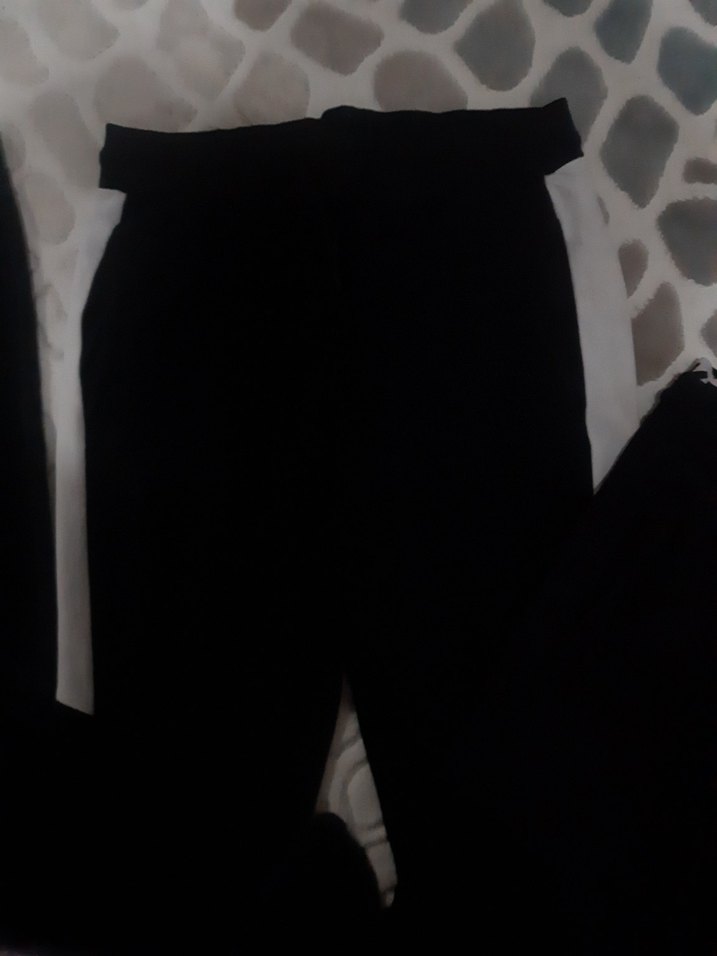 Erkek Siyah Dar Kesim Eşofman Altı - Görsel 4