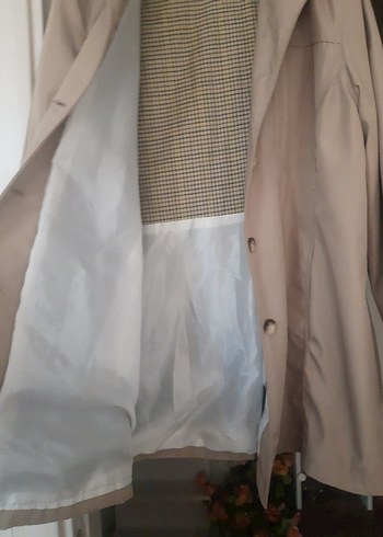 Bej Düğmeli bayan Ceket - Görsel 3