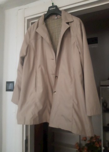 Bej Düğmeli bayan Ceket - Görsel 5