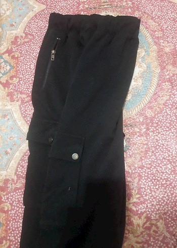 Siyah erkek Rahat Kesim penye  Pantolon - Görsel 3