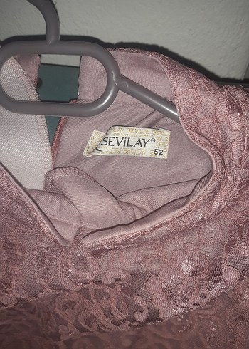 pudraVintage Uzun Abiye Elbise - Görsel 5