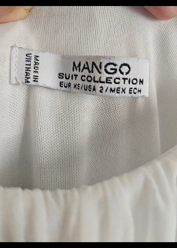 Mango Beyaz Uzun Abiye / Elbise - Görsel 2