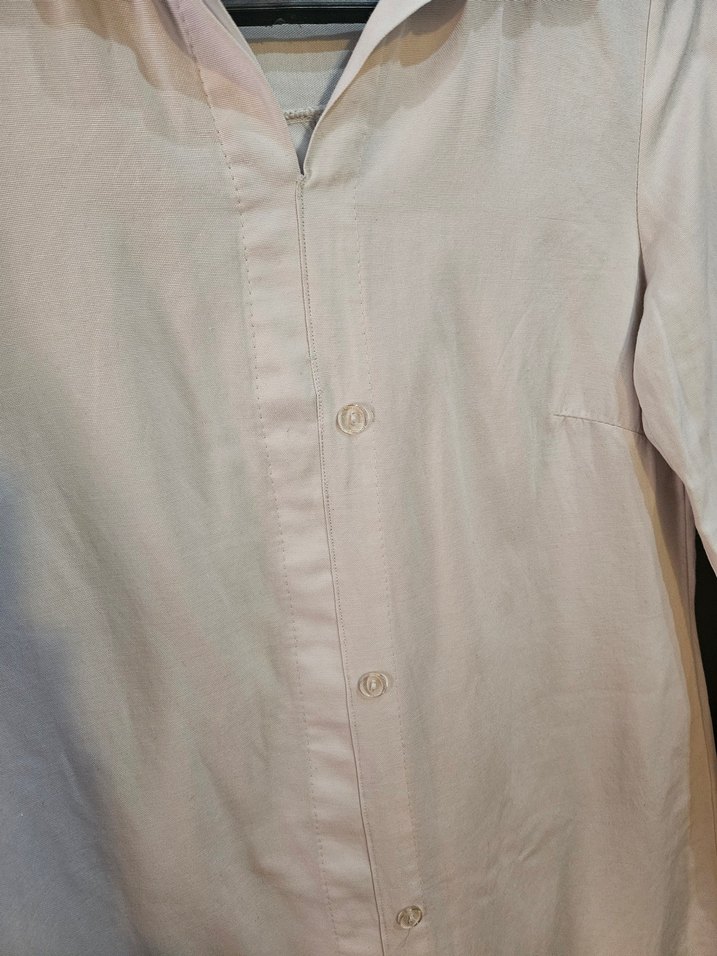 Beyaz Uzun Kollu Gömlek - Görsel 3