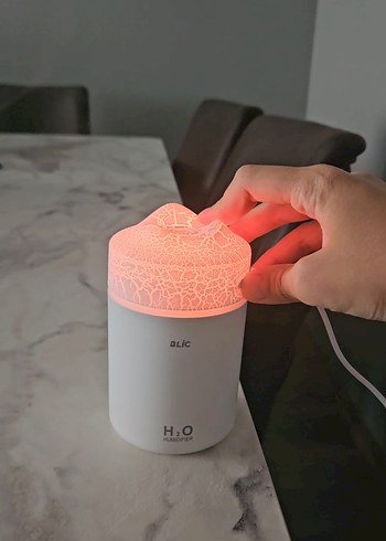 Volkan Desenli Beyaz Hava Temizleyici ve Nemlendirici - Görsel 7