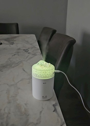 Volkan Desenli Beyaz Hava Temizleyici ve Nemlendirici - Görsel 4