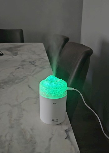 Volkan Desenli Beyaz Hava Temizleyici ve Nemlendirici - Görsel 5