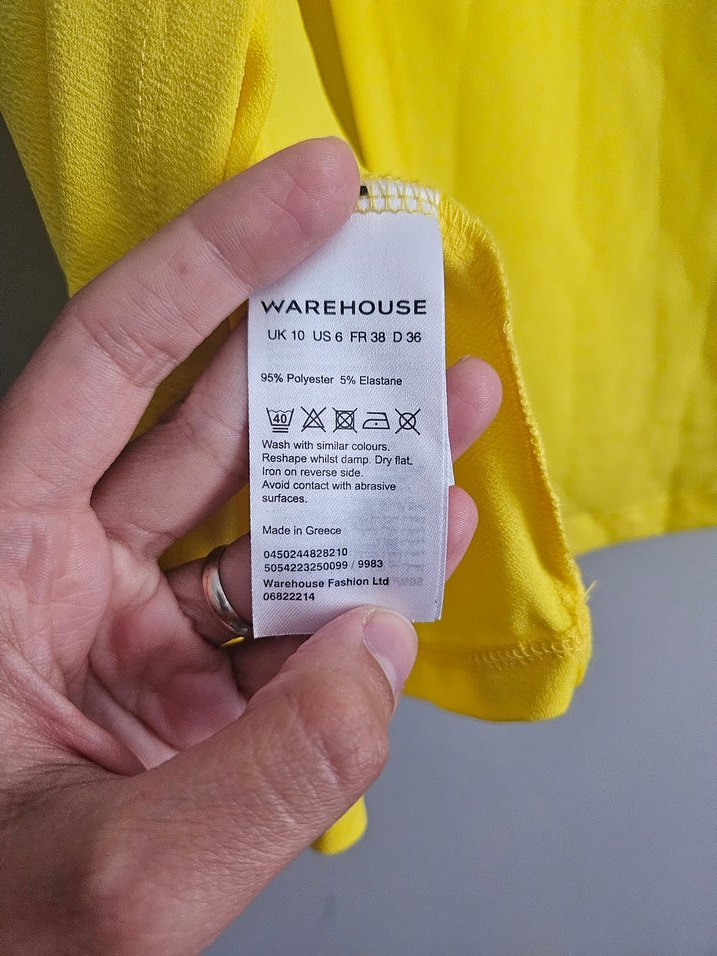 Warehouse Kısa Kollu Sırt Detaylı Bluz - Görsel 4