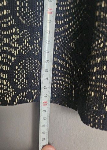 Dantel Detaylı Siyah Sarı Elbise - Görsel 7