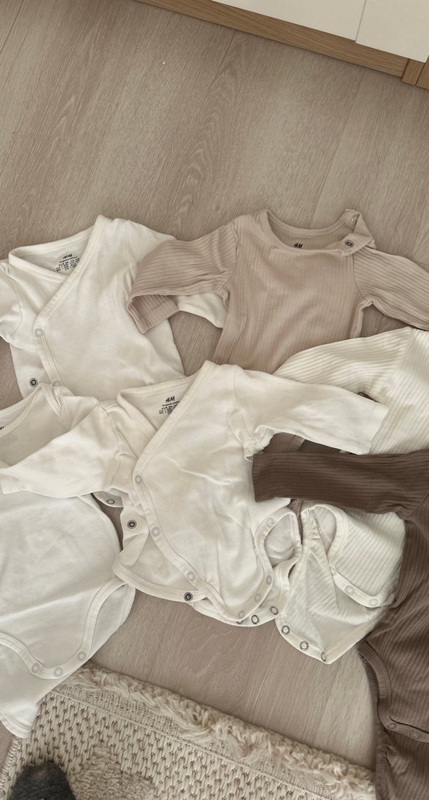 Bebek Uzun Kollu Pamuklu body zıbın - Görsel 3