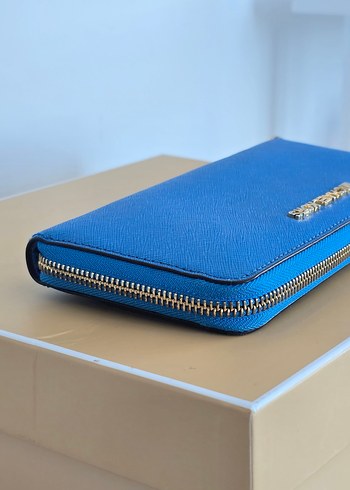  Beden mavi Renk Michael Kors Deri Cüzdan
