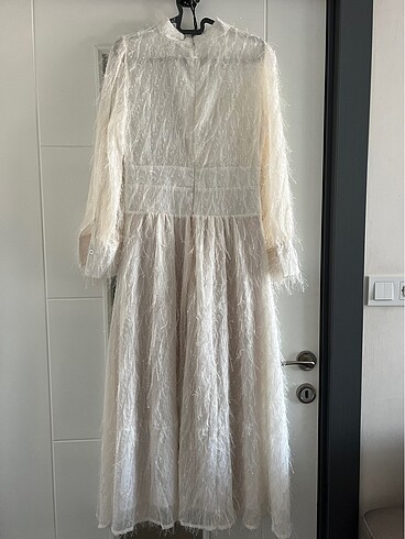 Diğer Bliss Atelier Ekru Püsküllü Elbise