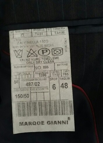 48 Beden Takım Elbise 