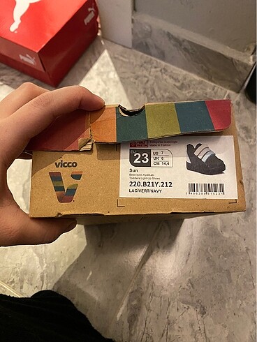 23 Beden lacivert Renk Vicco ortapedik çocuk ayakkabısı