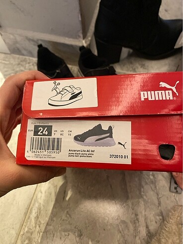 Çocuk orijinal Puma ayakkabı