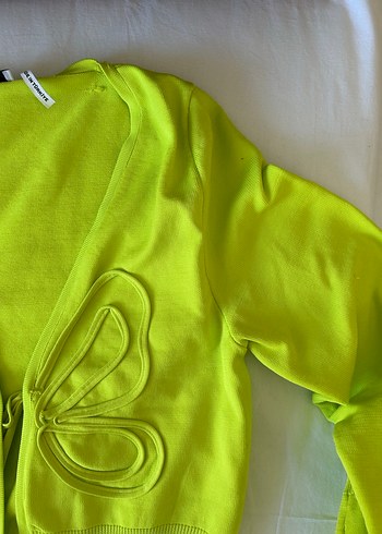 Nakışlı Koton Hırka - Görsel 2