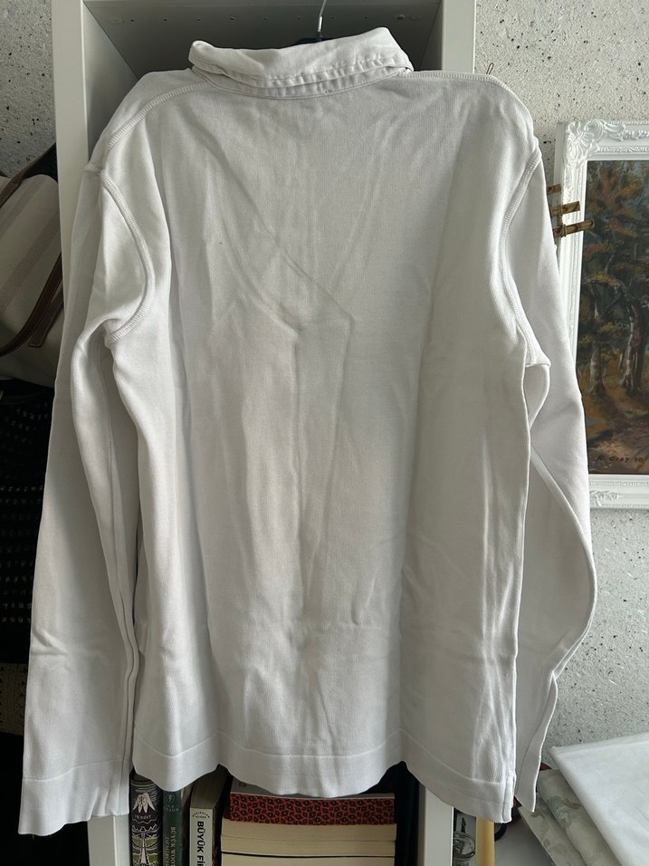 Uzun Kollu Beyaz Sweat - Görsel 4