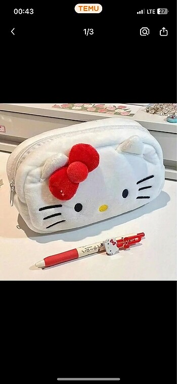 Hello kitty kalemlik