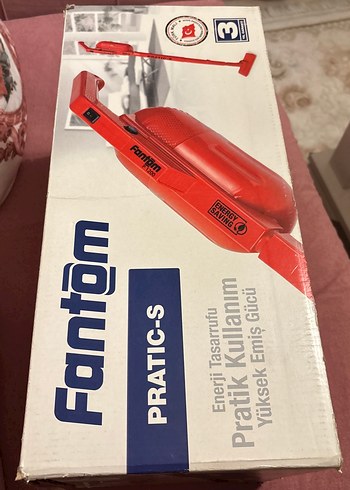 Fantom Pratic-S Kırmızı Elektrikli Süpürge