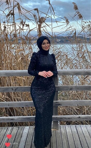 Abiye tesettür elbise