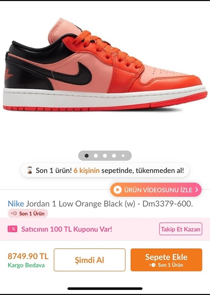 Jordan ayakkabı - Görsel 3